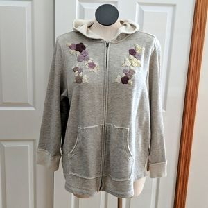 Style & Co zip up terry hoodie size 2x